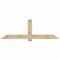 Ekena Millwork Eugene Rough Sawn Timber Gable Bracket, Douglas Fir, 84"W x 28"H x 6"D x 6"F, 8/12 Pitch GBW084X28X0606EUG00RDF - alternate 1